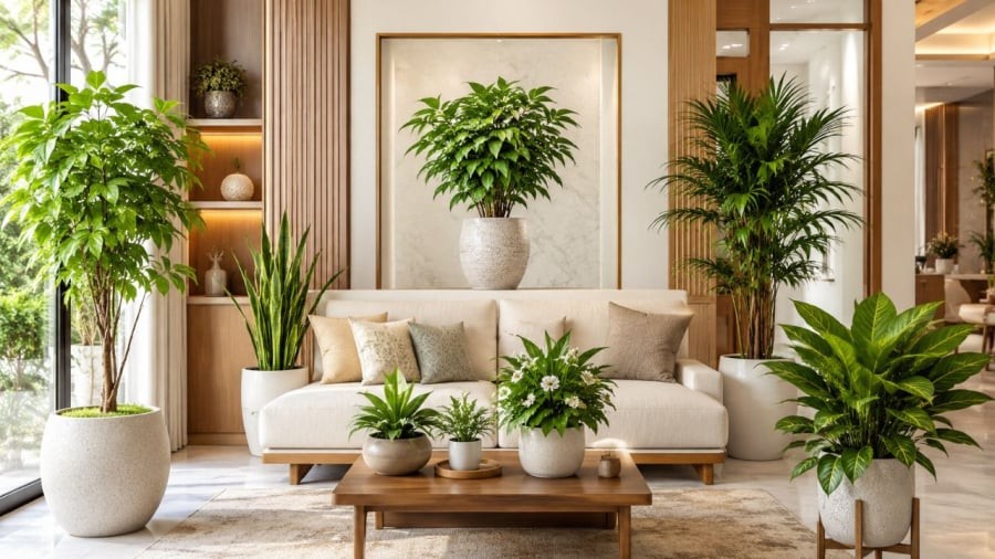 Đặt cây cảnh trong phòng rất cần chú ý vị trí