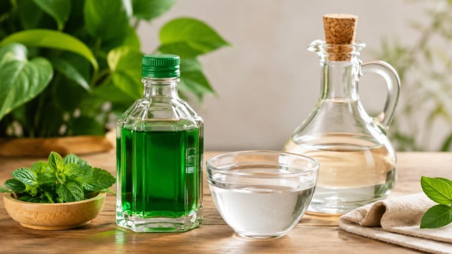 Dầu gió và giấm trắng có thể tạo công dụng bất ngờ