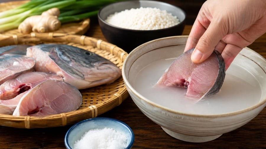 Loại nước này giúp khử mùi tanh của cá