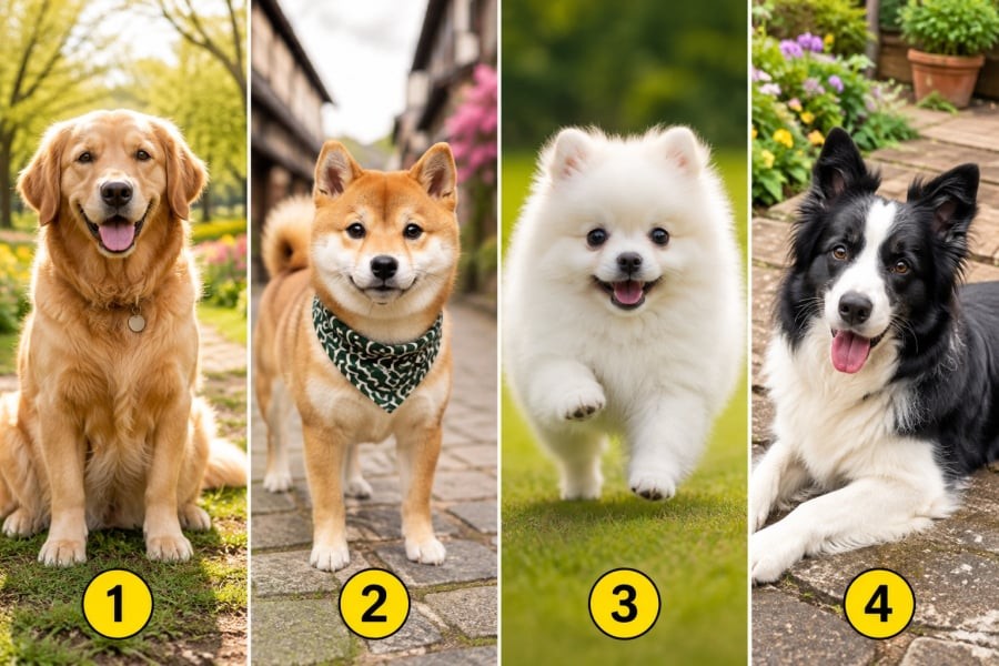 Bạn ấn tượng chú chó nào nhất?
