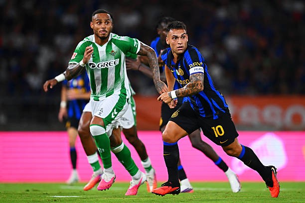 Lautaro Martinez (số 10) là nhân tố đáng chú ý của Inter Milan. Ảnh: Getty Images. 
