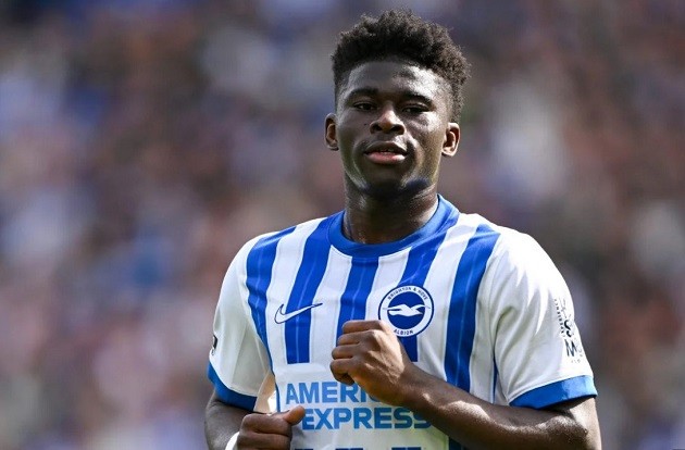MU đang muốn chiêu mộ Baleba. Ảnh: Getty.
