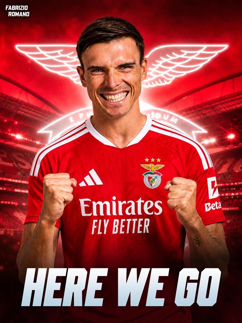 Joao Palhinha được cho sắp gia nhập Benfica. Ảnh: Fabrizio Romano/X.com.