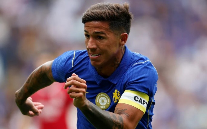 Enzo Fernandez đang đứng trước những đồn đoán về khả năng gia nhập Man City. Ảnh: Getty
