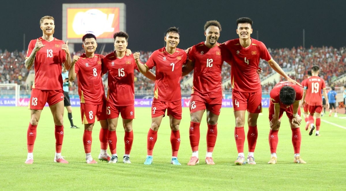 ĐT Việt Nam đánh bại Malaysia cả 2 lượt trận. Ảnh: VFF.