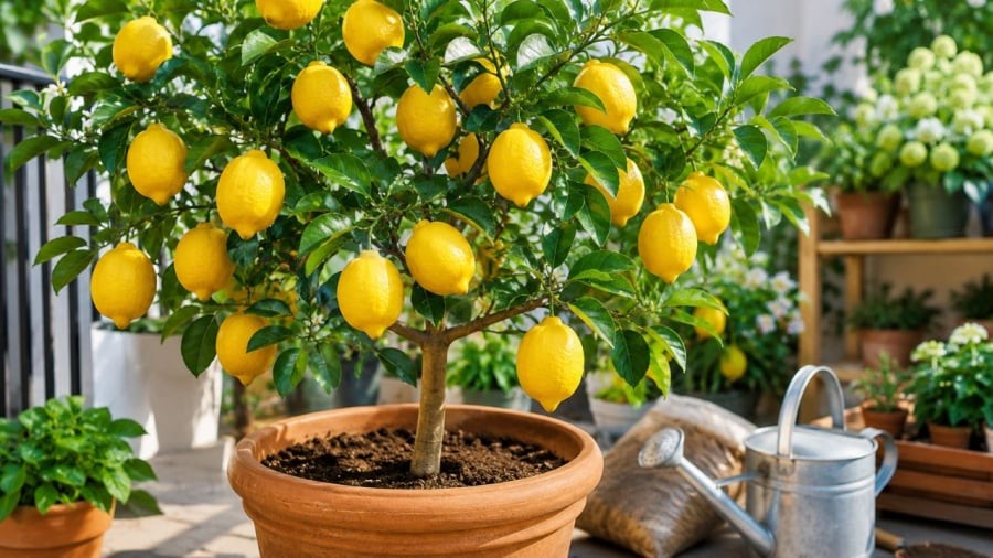 Lưu ý những điều này có thể giúp chậu chanh vàng ra nhiều quả hơn