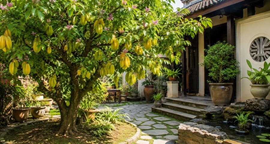 Cây khế được nhiều người yêu thích nhưng nên đặt ở đâu cho hợp lý?