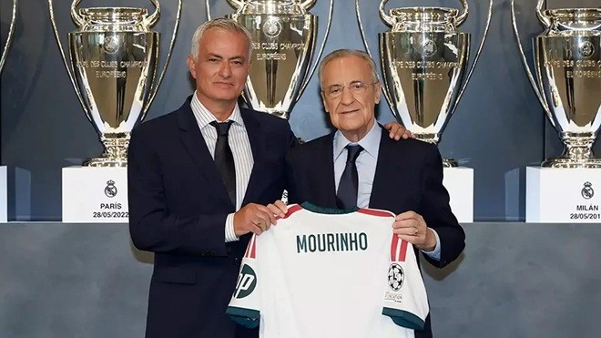  Mourinho đã trở lại Real Madrid. Ảnh: Real Madrid.