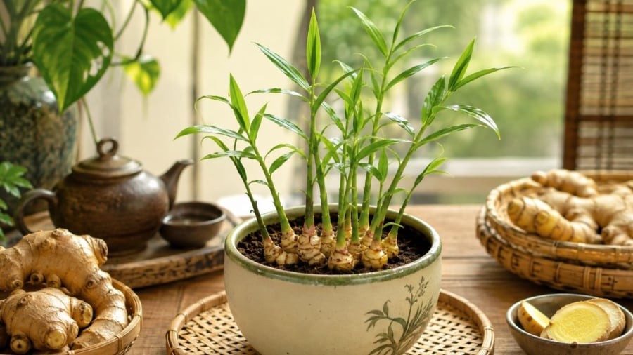 Nhiều người thích trồng cây gừng vì nhiều lợi ích