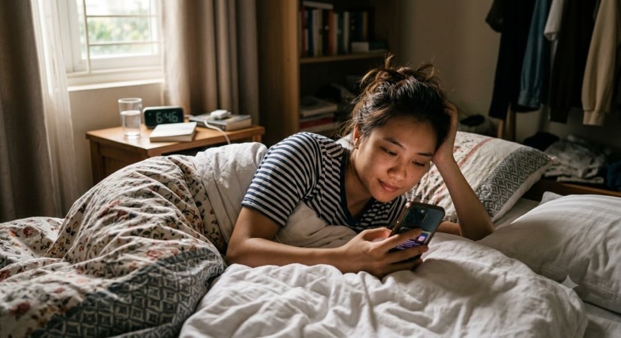 Nhiều người có thói quen kiểm tra điện thoại ngay khi vừa thức dậy mà không nhận ra mình đang bắt đầu ngày mới trong trạng thái bị động.