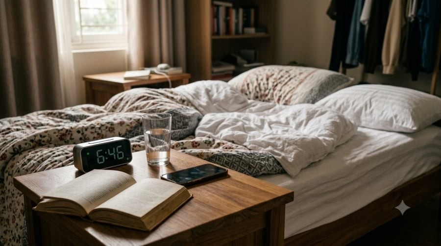 Đặt điện thoại xa tầm với và dành thời gian đầu ngày cho những hoạt động đơn giản có thể giúp hình thành thói quen buổi sáng chủ động hơn.