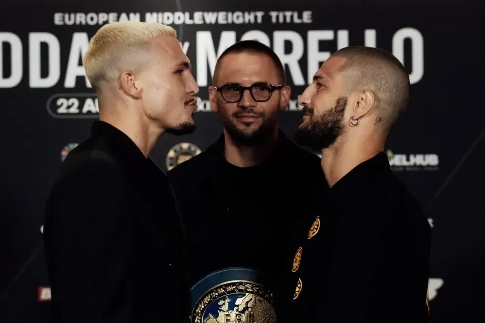George Liddard đối đầu Dario Morello