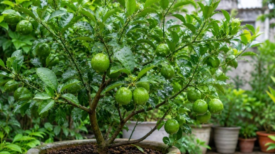 Cách trồng cây chanh trong chậu sai quả