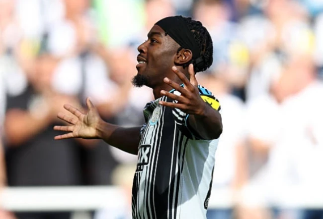 Elanga mở tỷ số cho Newcastle. Ảnh: Getty.