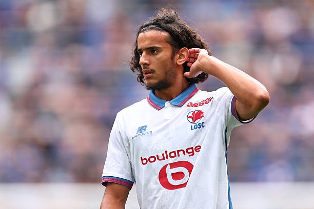 Ayyoub Bouaddi được cho là chuẩn bị chuyển tới Manchester City. Ảnh: Getty Images