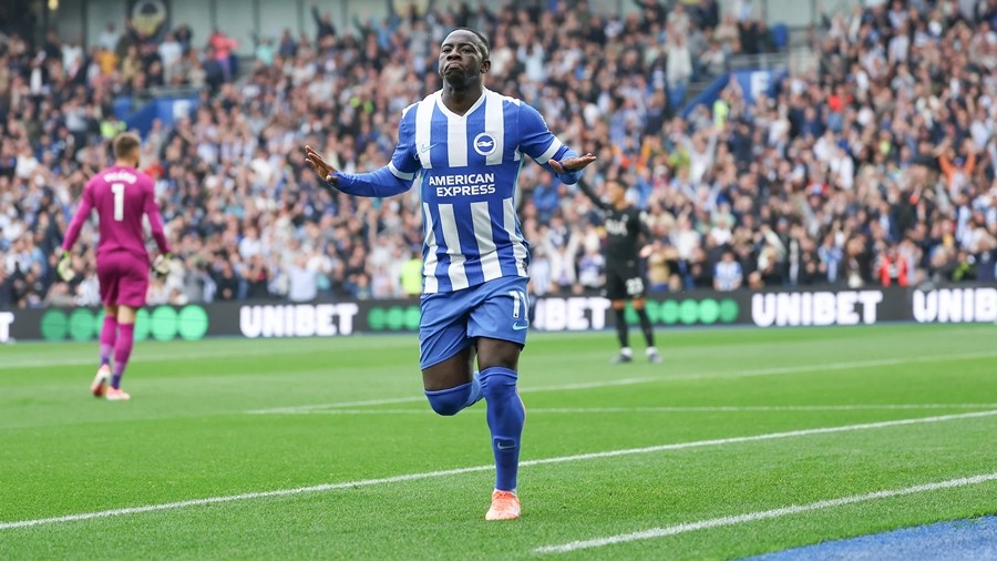 Liverpool được cho sẽ gửi đề nghị tiếp theo cho Yankuba Minteh. Ảnh: Brighton & Hove Albion FC.