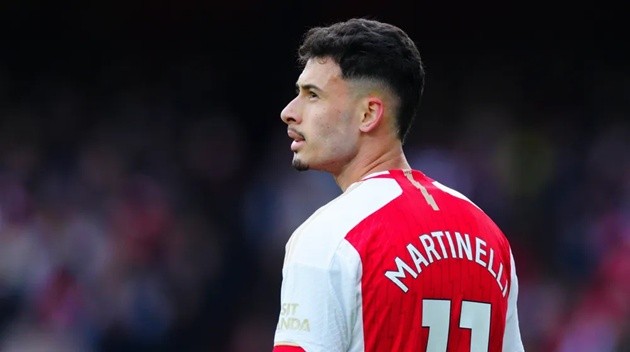 Martinelli đang trên đường rời Arsenal. (Ảnh: Imago)