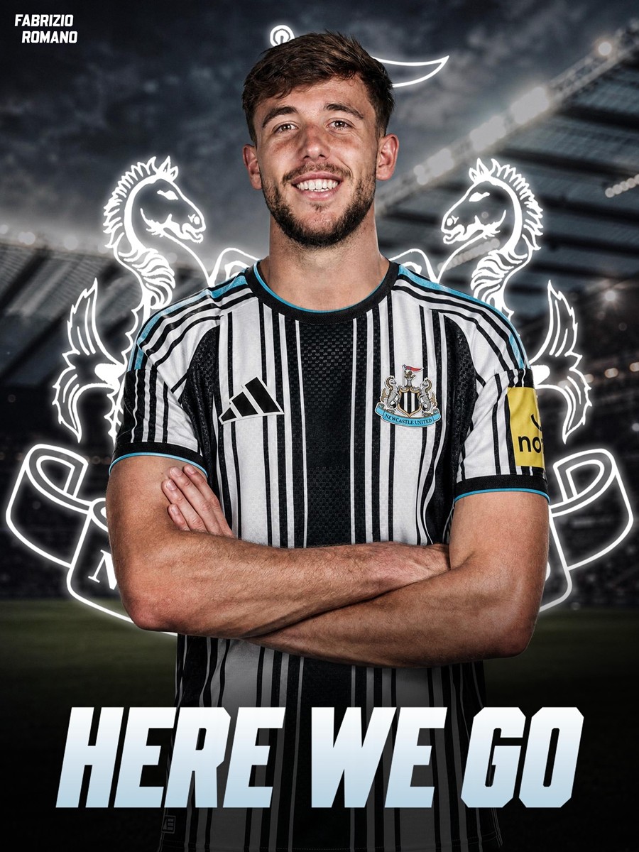 Nico Gonzalez được cho sắp gia nhập Newcastle. Ảnh: Fabrizio Romano/X.com.