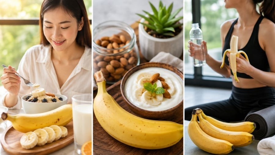 Những thời điểm nên ăn chuối