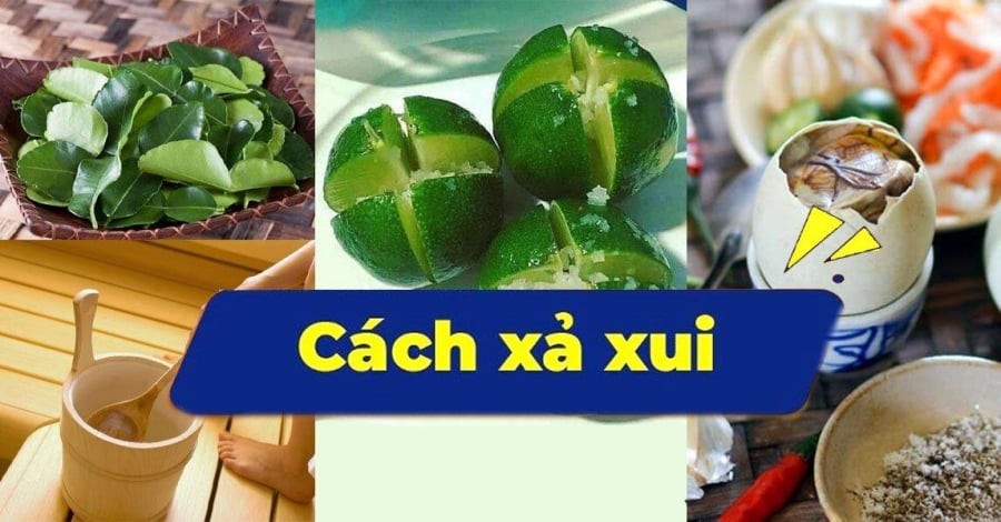 5 cách Xả Xui dân dã mang tới vận may cho cả nhà 