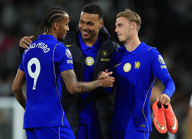 Tam tấu của Chelsea có một ngày thi đấu bùng nổ. Ảnh: Getty Images. 