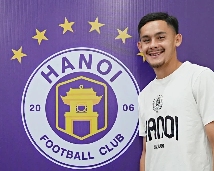 Aymeric Faurand-Tournaire gia nhập Hà Nội FC. Ảnh: Fangape CLB Hà Nội.