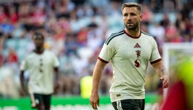 Luke Shaw là 1 trong 2 cái tên bj Paul Scholes chỉ trích. Ảnh: Getty Images
