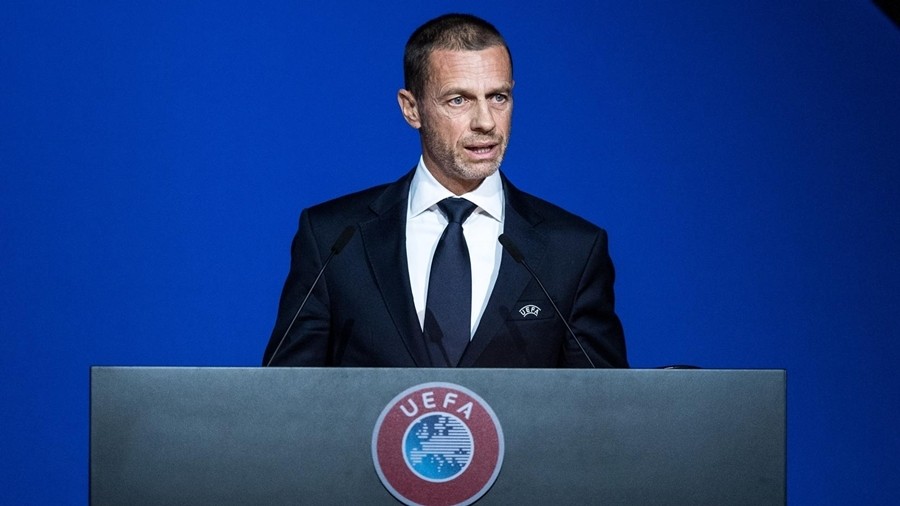 Chủ tịch UEFA Aleksander Ceferin. Ảnh: UEFA.