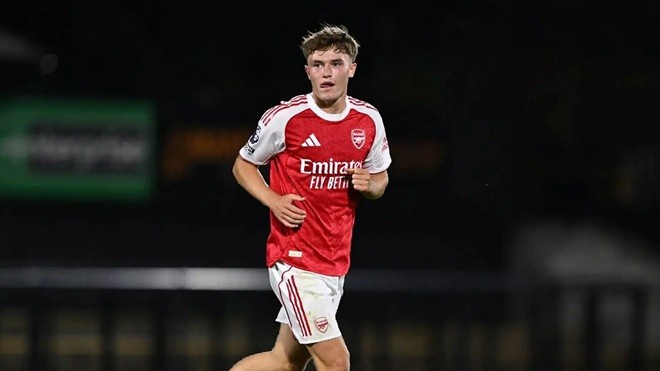 Ceadach O'Neill đã từ chối Liverpool để đến London. Ảnh: Arsenal.