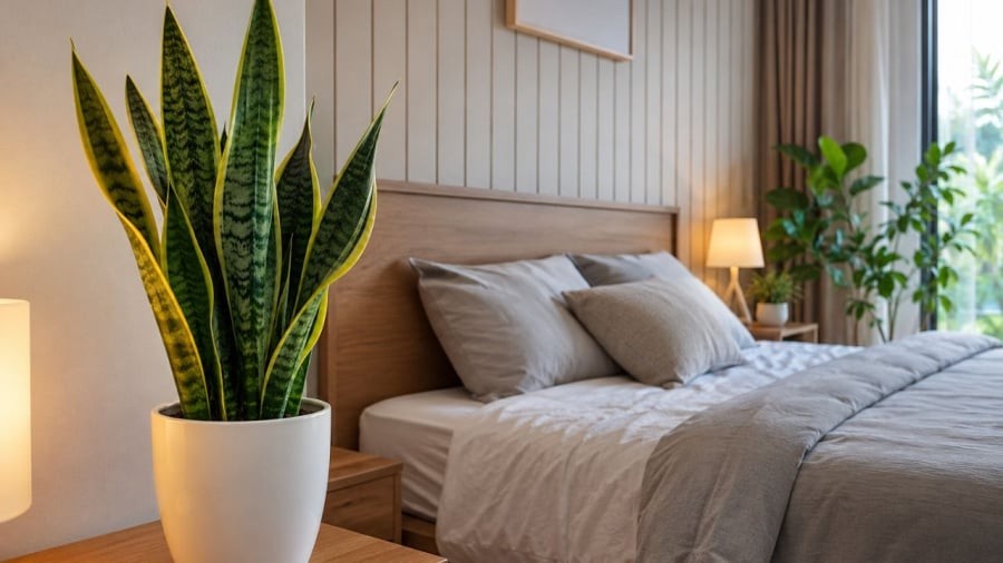 Đặt cây lưỡi hổ trong phòng ngủ có nên không?
