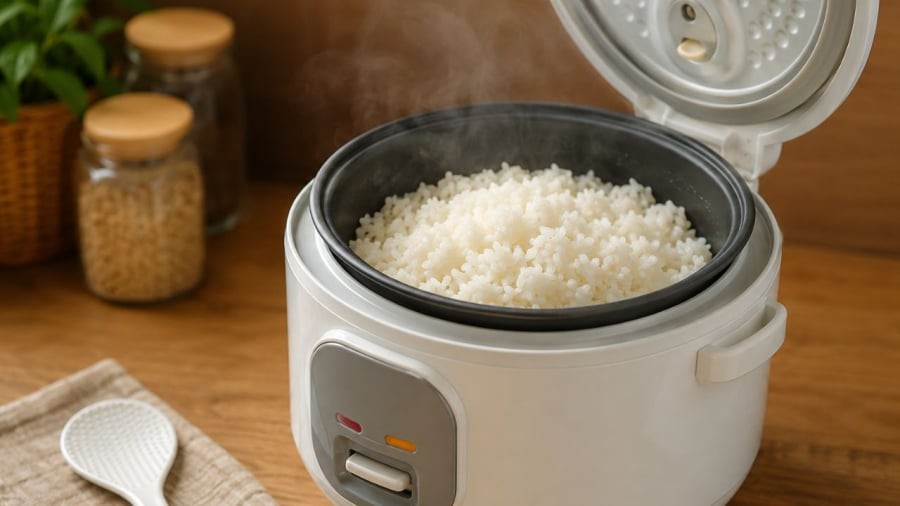 Khi nào nên mở nắp nồi cơm điện