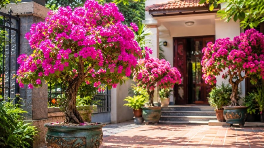 Chú ý vị trí đặt cây hoa giấy