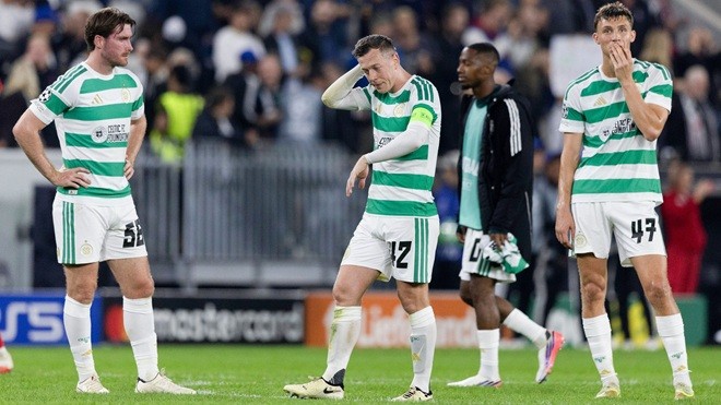 Celtic có năm thứ hai liên tiếp không thể tiến vào vòng phân hạng C1. Ảnh: SNS.