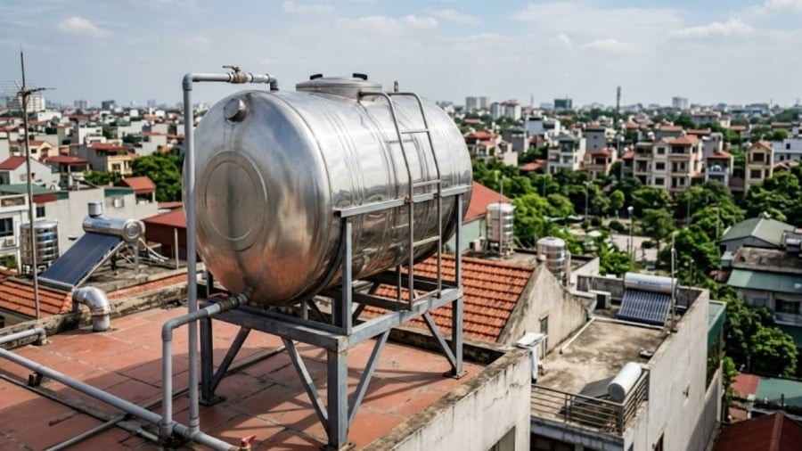 Bạn nên kiểm tra tình trạng của bồn nước định kỳ để sớm phát hiện các vấn đề như chân đế bị gỉ, rò rỉ đường nước...