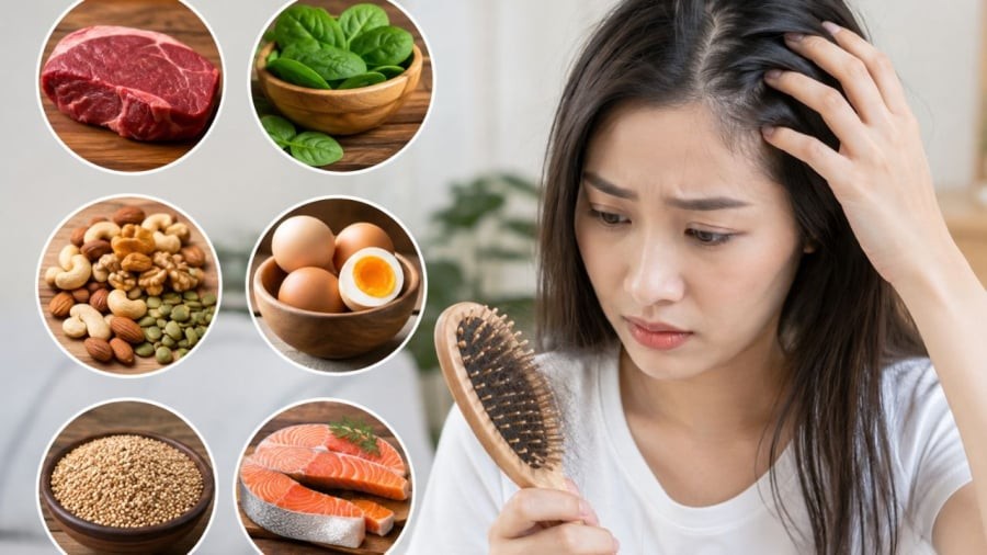 Rụng tóc là do thiếu chất?