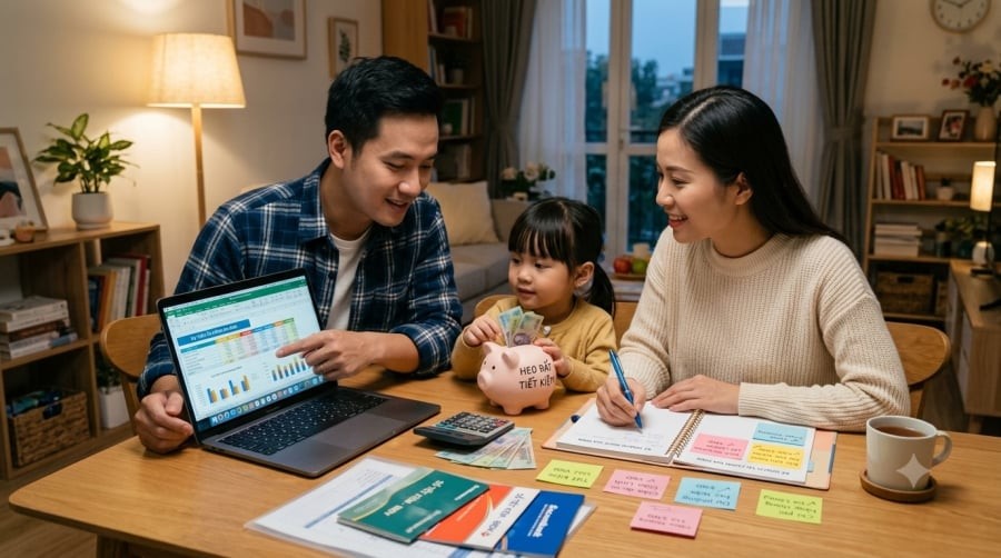 Quỹ dự phòng, sức khỏe, bảo vệ tài chính và khả năng tăng thu nhập đều cần được tính đến khi quản lý tiền bạc.