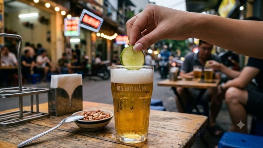Vì sao nên cho một lát chanh vào cốc bia tươi?