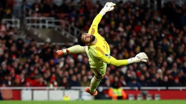 Raya tự tin vào sức mạnh của Arsenal. Ảnh: Getty.
