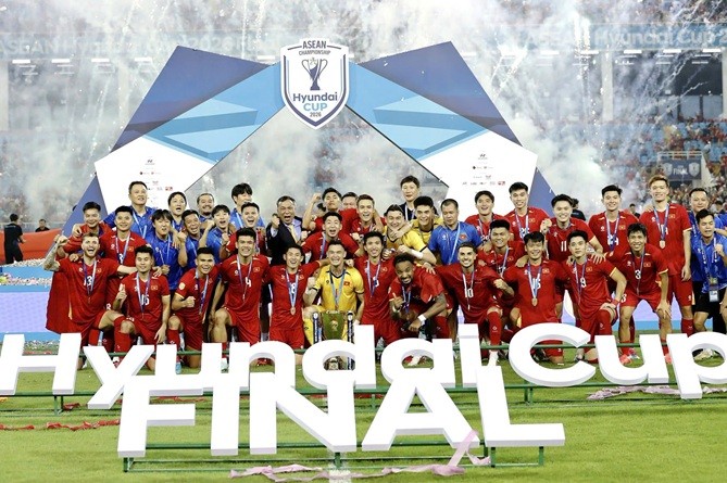 Việt Nam bảo vệ thành công ngôi vương ASEAN Cup. Ảnh: VFF.