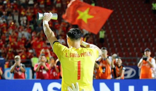 Thủ thành CLB Công an Thành phố Hồ Chí Minh có giải đấu xuất sắc. (Ảnh: VFF)