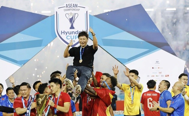 Nhà cầm quân Hàn Quốc liên tục mang về vinh quang cho Việt Nam. (Ảnh: VFF)