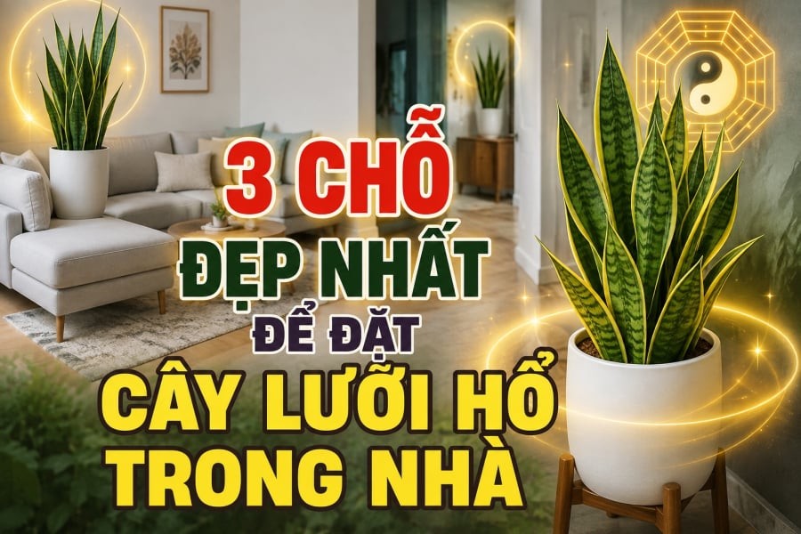 hông phải cứ đặt cây ở bất kỳ vị trí nào cũng phù hợp. Nếu đang có một chậu lưỡi hổ trong nhà, dưới đây là 3 vị trí đáng cân nhắc nhất.