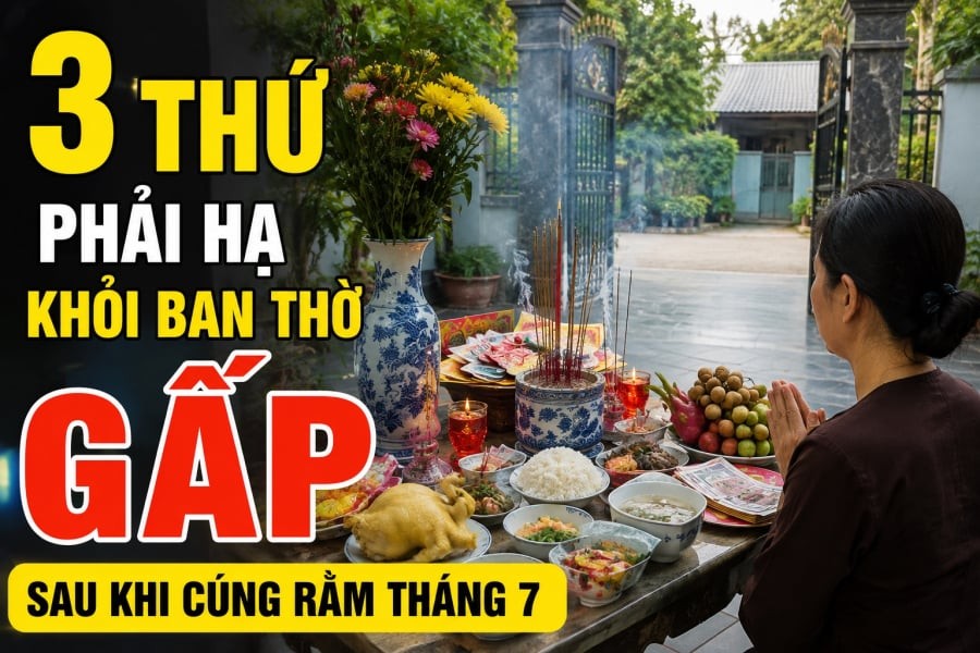 Theo quan niệm truyền thống, ban thờ là nơi trang nghiêm nên lễ vật sau khi dâng cúng cần được sắp xếp, xử lý phù hợp. Đặc biệt với những món nhanh hỏng, chảy nước hoặc dễ thu hút côn trùng, gia chủ không nên để qua nhiều ngày.