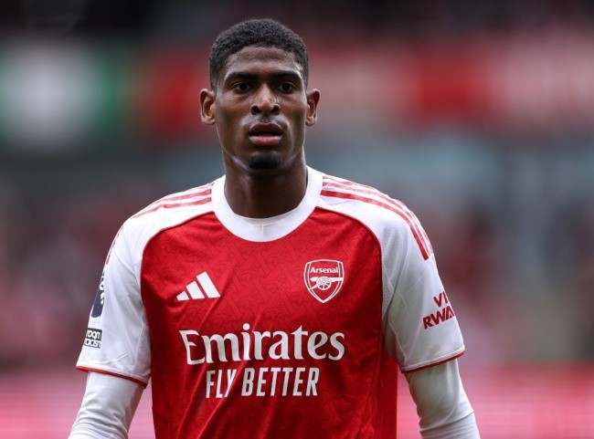 Cristhian Mosquera là trung vệ giàu triển vọng của Arsenal. Ảnh: Getty.