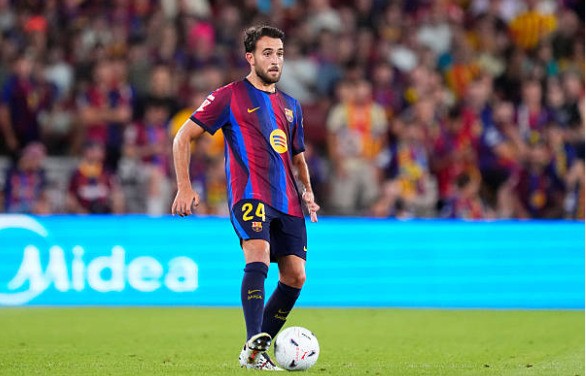 Eric Garcia - 7.3: Thi đấu hậu vệ phải chắc chắn, kiềm tỏa tốt Nico Williams, hỗ trợ triển khai bóng hiệu quả và hiếm khi bị vượt qua. Ảnh: Getty.