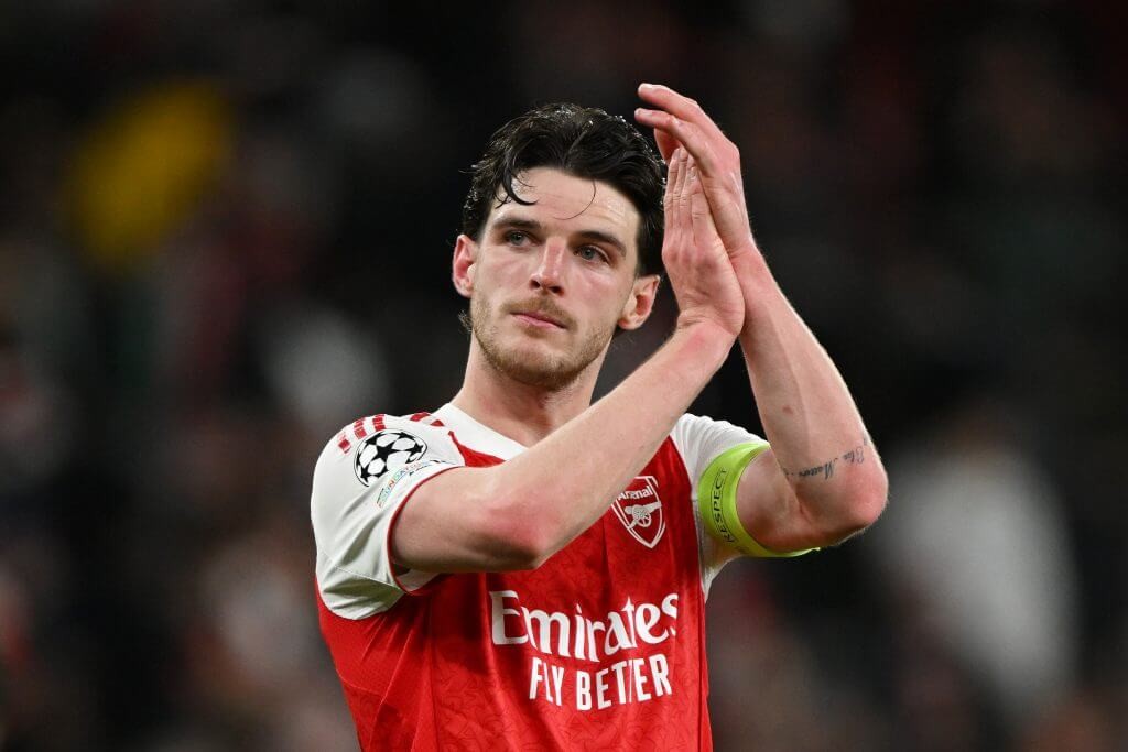Sự xuất hiện của Rice đã giúp Arsenal trở nên mạnh mẽ hơn. (Ảnh: Mike Hewitt/Getty Images)
