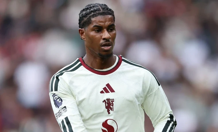 Arsenal, Barcelona quan tâm Rashford. Ảnh: Charlotte Wilson/Getty.