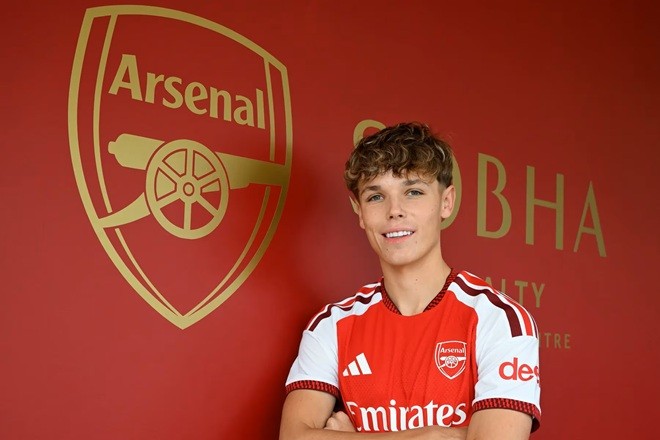 Arsenal đã chiêu mộ được Tyjon. Ảnh: Arsenal.