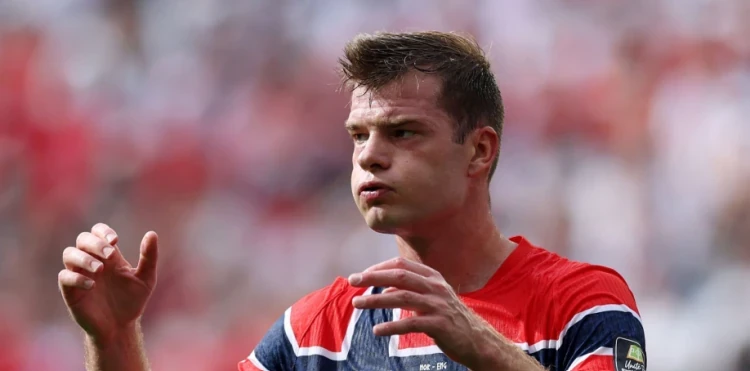 MU được gợi ý chiêu mộ Alexander Sorloth. Ảnh: Sebastian Widmann/ Getty Images.