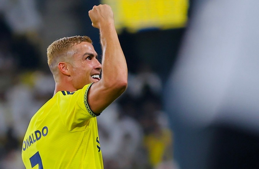 Cristiano Ronaldo nhận nhiều chỉ trích sau bàn thắng thứ 978 trong sự nghiệp. Ảnh: Al-Nassr FC.